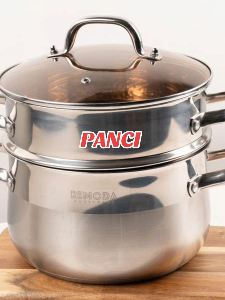 Remoda Soup Pot Panci Kuah Panci Steamer Panci Multifungsi Ukuran 22-26cm Stainless Steel #pancikuah  #pancisteamer  #pancimultifungsi  #panci 