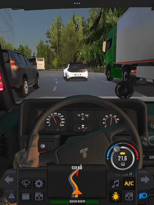 sore menjelang malam, nama game truck simulator ultimate #trucksimulatorultimate 