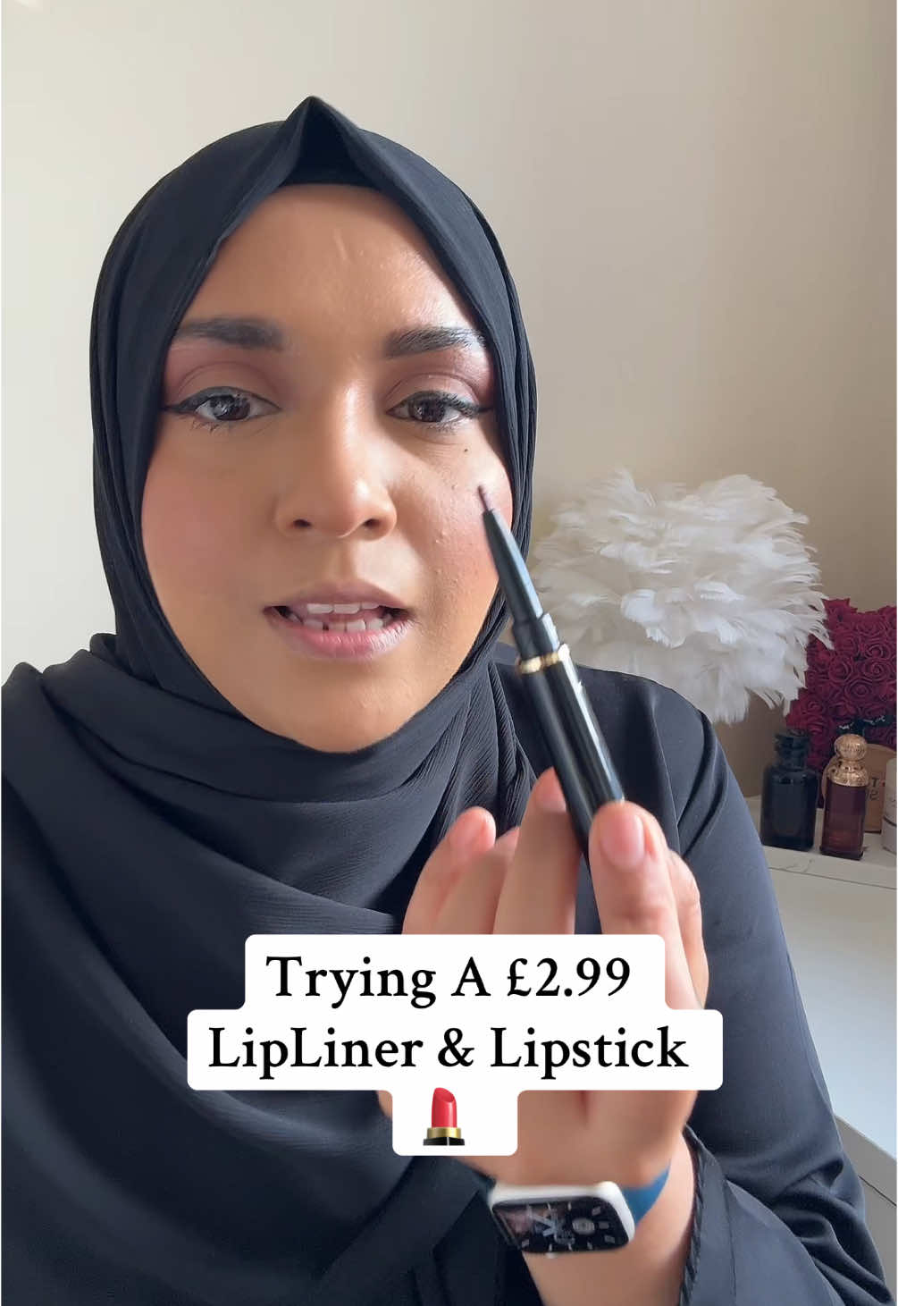 Trying a £2.99 two in one lip liner and lip stick . This duo is absolutely gorgeous, glides on beautifully. Available in a range of colours.  Click the link below to order ⬇️ . . . . #2in1 #2in1lipstick #lipstick #makeup #tiktokmademebuyit #fyp #fypviral  @runningboy-UK #affordablemakeup #makeup 