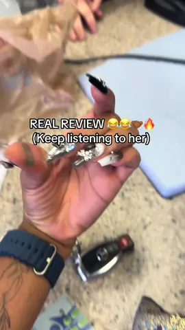 been hearing it all day I finally caught somebody on video 😂🥰 #pressonnails #nailtok 