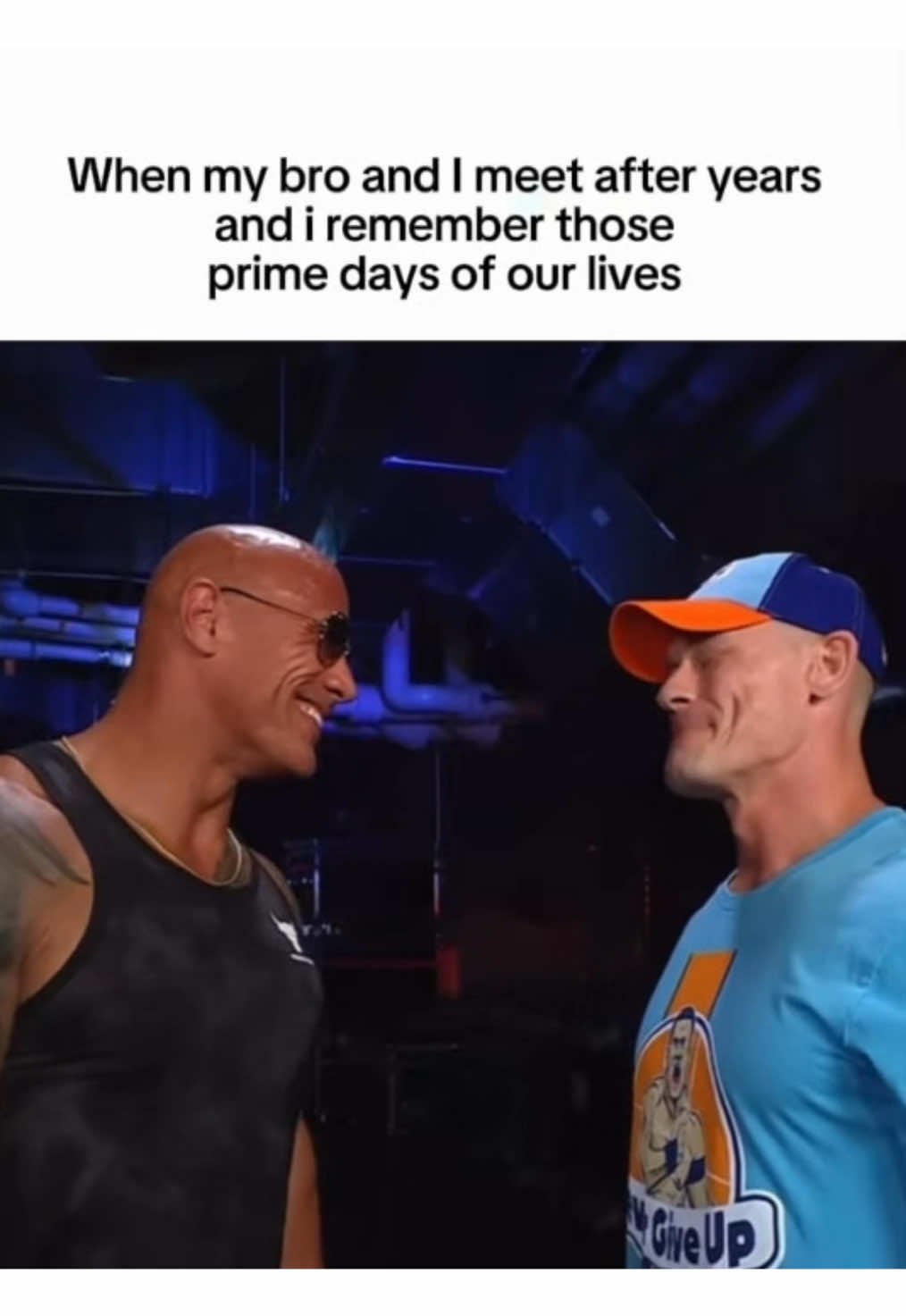 We need cena vs rock one last time #therock #johncena 