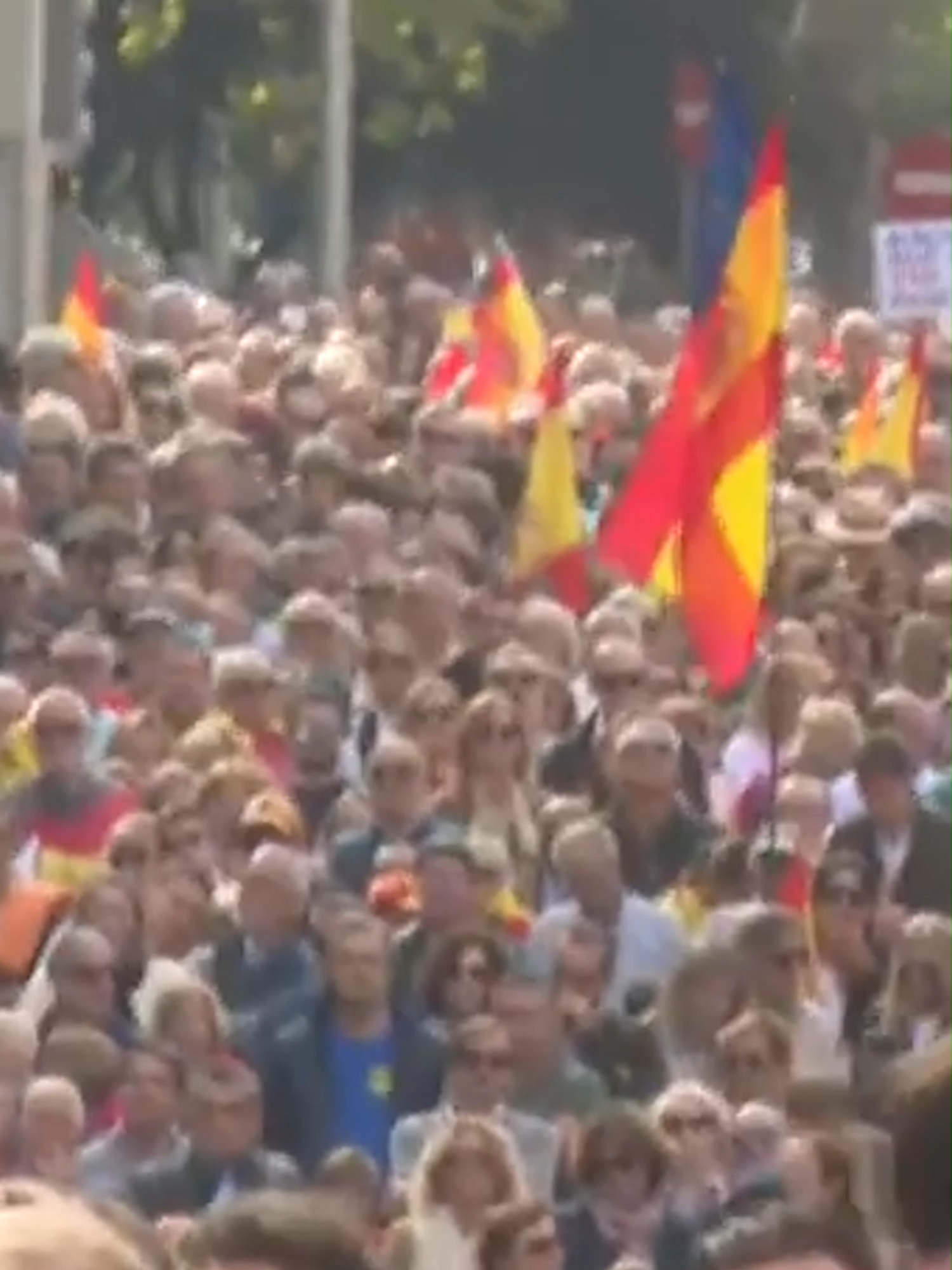 Nueva manifestación en Madrid contra el Gobierno: miles de personas reclaman elecciones generales #noticiastiktok #noticias #news