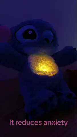 Good Night 💤 💤 💤 She will be with you in your difficult times stitch beating heart plush toy  #cantbreathe #stitch #plushtoys #plushtoy #plushtoys #stitchplush #cantbreathe #discoverme   This stuffed plush simulates breathing with breathing sounds and lullaby sounds, very relaxing, better sleep, perfect gift for a friend, girlfriend, sister, daughter