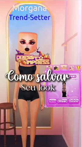 Como deixar seu look salvos no dti 🫶 #dresstoimpress #dti #dresstoimpressroblox #roblox 