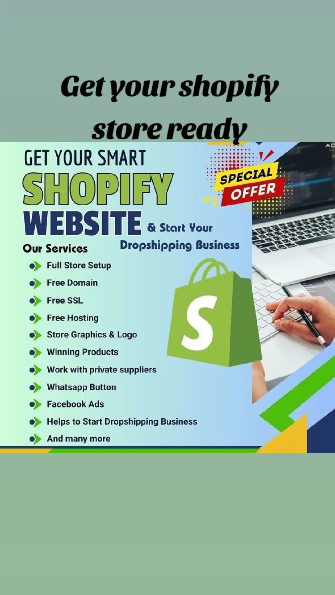 Get your shopify store ready! DM to get started. #marketingstrategy  #redesign  #design  #ecom  #dropshipping 