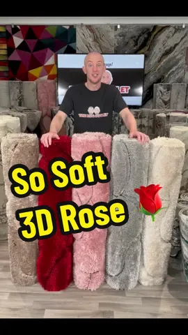So Soft 3D Rose 🌹  120cm x 170cm £64.99 160cm x 230cm £109.99 Free delivery and fast despatch 🇬🇧🚛 #fyp #tiktokmademebuyit #softrug #shaggyrug #livingroomrug #arearug #rugsoftiktok #rugtok 