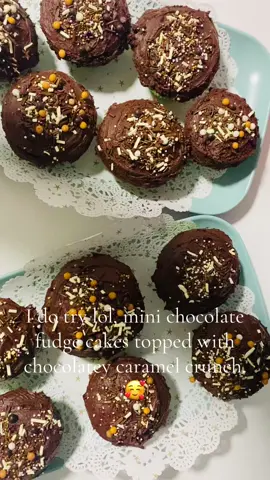 #bite #size #homemade #chocolate #fudge #mini #cakes #sunday #bake #tiktok #tik #fyp #cakesoftiktok #delicious #snack #fyppppppppppppppppppppppp #fypdong #video #i #do #try #lol 