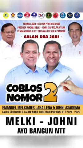 Survei Voxpol: Melki Laka Lena-Johanis Unggul di Pilgub NTT.  #melkijohni #ayobangunntt #voxpol #survei #menangmenangpastimenang 