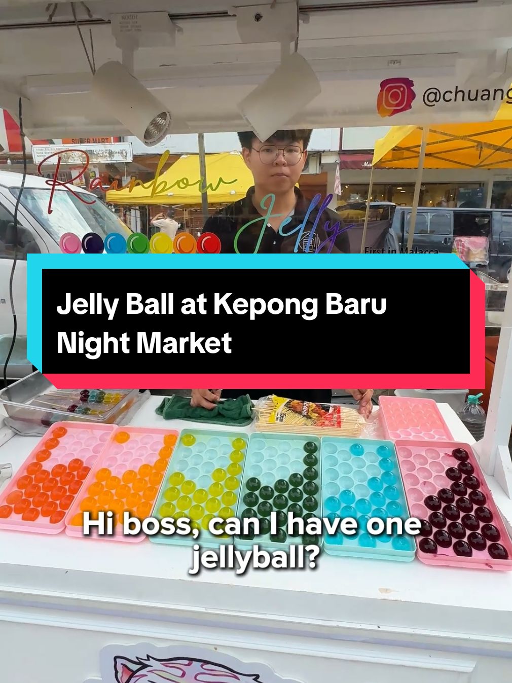 RM8 Jelly Ball at Kepong Baru Night Market! #bestfoodmalaysia #foodhuntingkl #MakanLokal #klfoodie #malaysiafood 