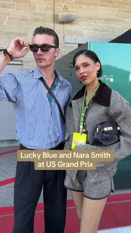 @Lucky blue smith and @Nara Smith seen on the Austin F1 paddock #f1 #formula1 #austin #usgp #texas #luckybluesmith #narasmith 