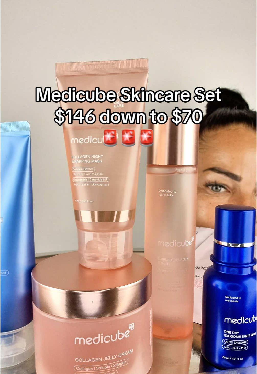 Medicube Glow & Care Set on a HUGE SALE🚨#medicube #skincare #skintok #skincareroutine #beauty #koreanskincare #kbeauty #tiktokshop #christmas #christmasgift 
