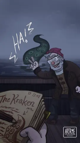 Average day out on the Stan’O’War 2. I gotta say that I definetly got inspired by some awesome artists who really kicked off my hyperfixation on the Grunkles and other Gravity Falls characters in general. This was just a quick little drawing slideshow  in between other projects. Hope you like it. #fyp #foryoupage #4up #gravityfalls #grunklestan #stanfordpines #stanleypines #swooningoverstan #grunkle #art #fanart #illustration #artwork #animatic #procreate 