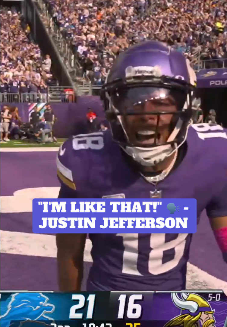 he ain't lying 🤷‍♂️ #justinjefferson #minnesota #vikings #nfl @Vikings 