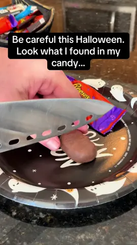 Check your candy! ‼️ #trickortreat #halloween #checkyourcandy #deviledeggs 