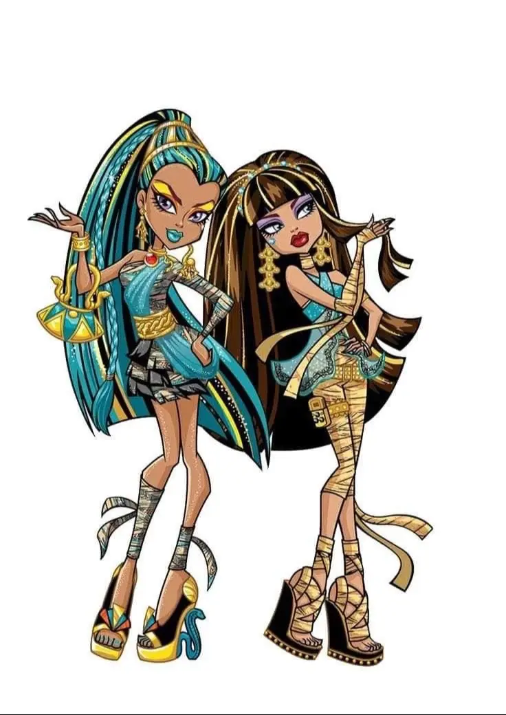 SML| CR: @artovbros #monsterhigh #neferadenile #cleo 