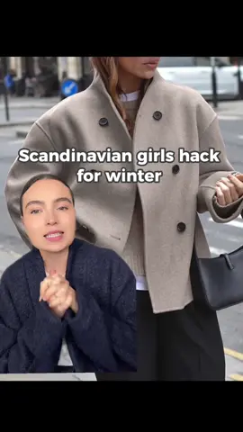 Scandinavian girls go to hack for winter #stylehacks 
