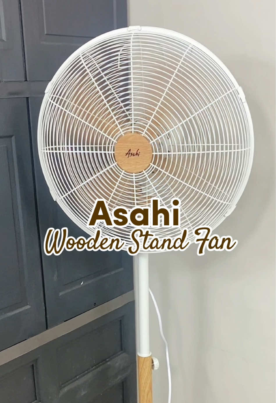 @SianKing22  Asahi Wooden Stand Fan #asahi #asahiappliances #woodenstandfan #standfan #electricfan #sianking 