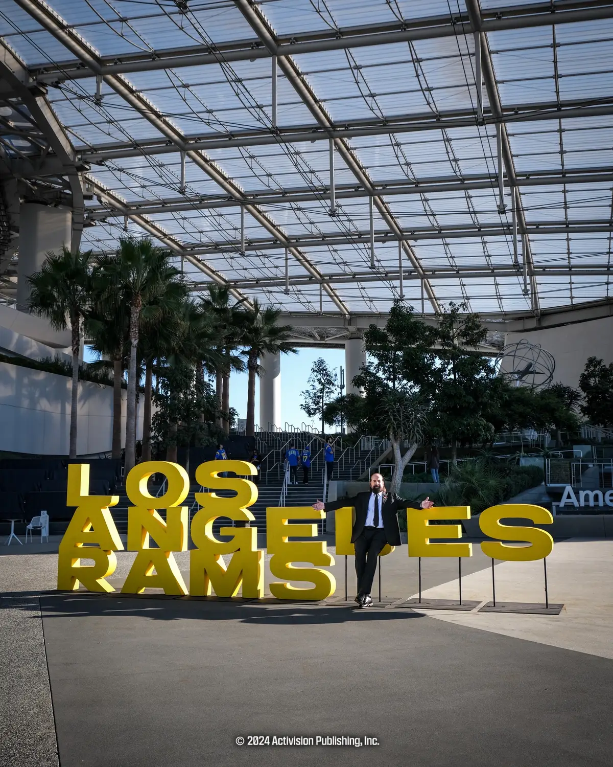 Sunday Funday @Los Angeles Rams 🏈 Security? Replaced. ✅ Ticketing? Replaced. ✅ Merch staff? Replaced. ✅ Stadium access. Revoked. ❌ #BlackOps6 #LARAMS #football 