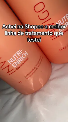 O cabelo com ele fica muiiito diferente #acheinashopee #fyp #fy #shampoo #wella #nutrienrich #achadosshopee 
