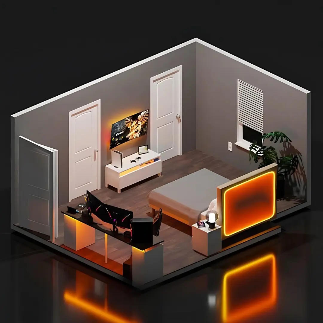 #setup #FYP #setupgaming #mydreamsetup #design #fy #gaming #room #Viral #Trending #Popular