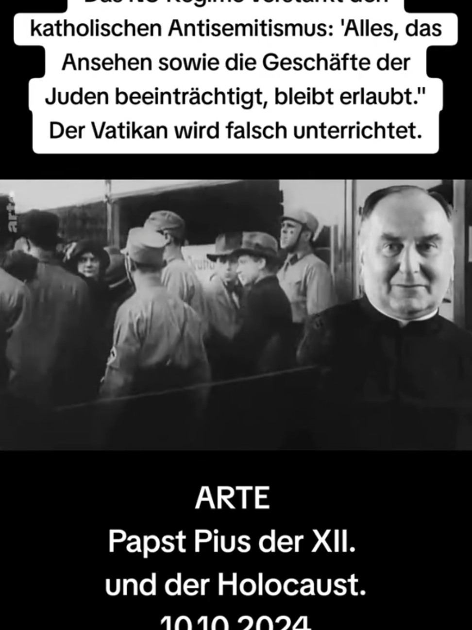 Papst Pius XII. und der Holocaust 9 #arte #doku #video #papst #religion #christ #deutschland #polen #krieg #war #italien #glaube #politik #derpolitiker #foryoupage #foryou #fy #fyp 