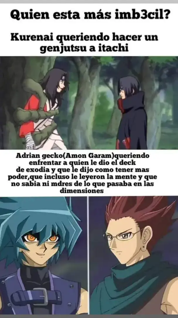 Pues ambos están parejos #yugioh #yugiohtiktok #yugi #joey #yugiohmemes #yugiohcommunity #duellinks #masterduel #masterduelyugioh #neos #naruto #borutouzumaki #sasuke #sasukeuchiha #animeid #narutoshippuden #narutouzumaki #narutoedit 