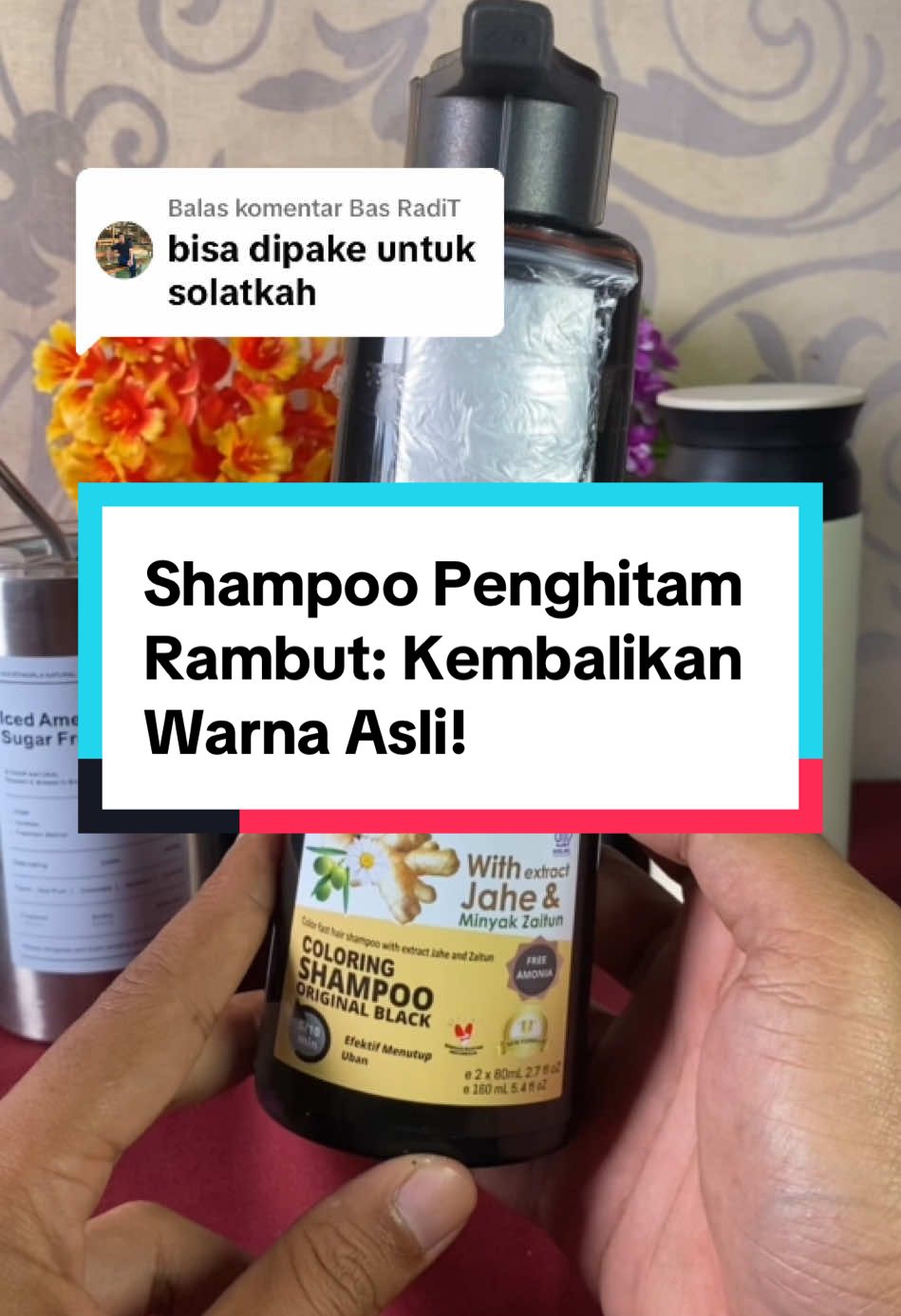 Membalas @Bas RadiT Rambut Hitam Berkilau Secara Alami! Shampoo Penghitam Rambut Ini Kembalikan Warna Asli dan Sehatkan Rambutmu Tanpa Pewarna Kimia. #RambutHitamAlami #ShampooPenghitamRambut #HitamBerkilau #SolusiRambutHitam #PerawatanRambutHitam #RambutSehatHitam #ShampooRambutHitam #KembalikanWarnaAlami #RambutTanpaUban #RahasiaRambutHitam 