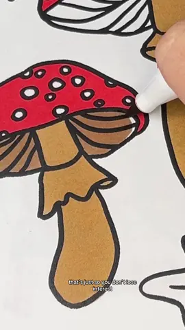PS. I tagged my favorite alcohol markers im the vid! #coloringtok #adultcoloringbook #coloringpages