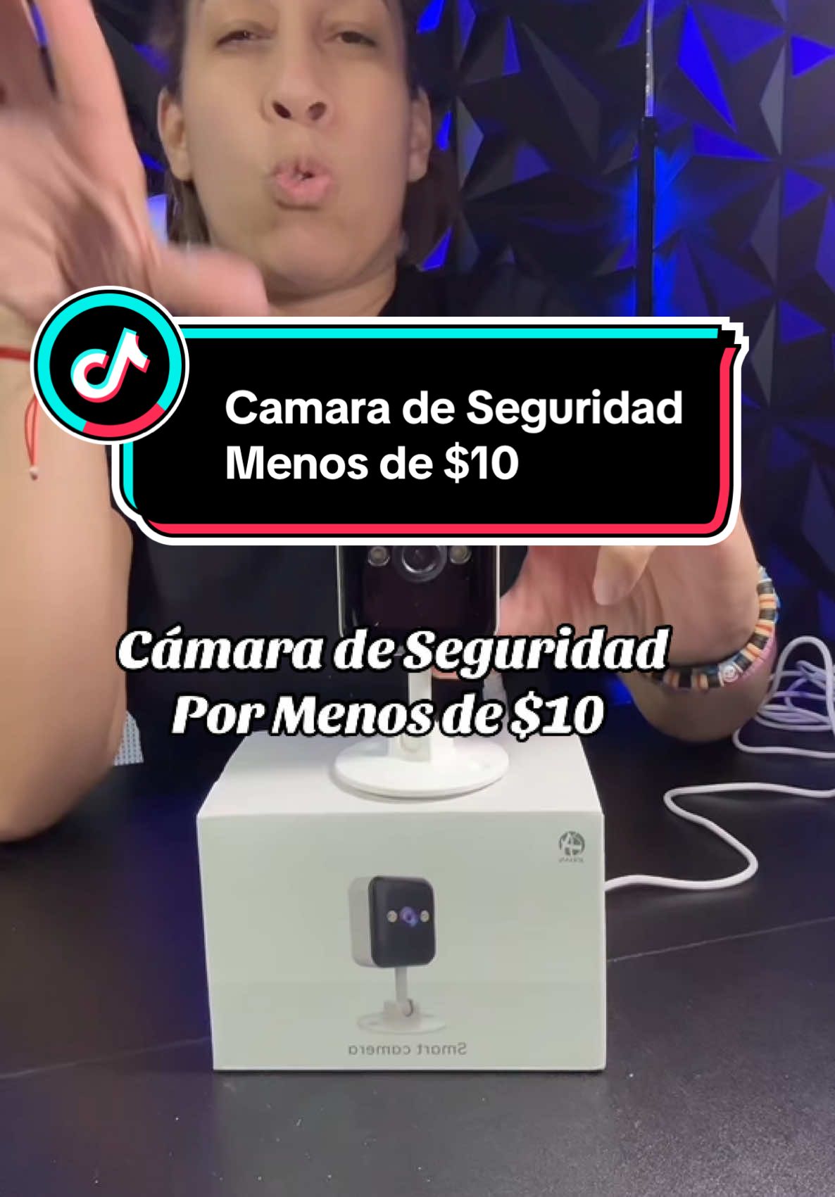 Camara de Seguridad por menos de diez dolares, con conexion wifi, sin necesidad de suscripción, almacenamiento con micro sd, waterproof y mas. #camaradeseguridad #securitycamera 