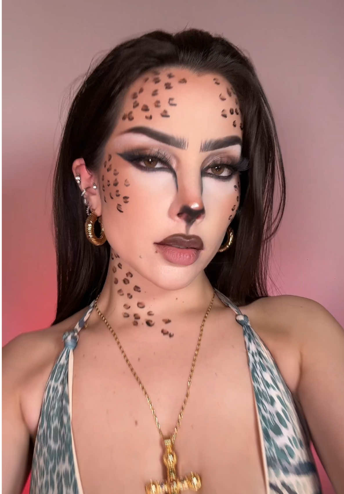 #cheetah #makeup #leopardo #animalprint 