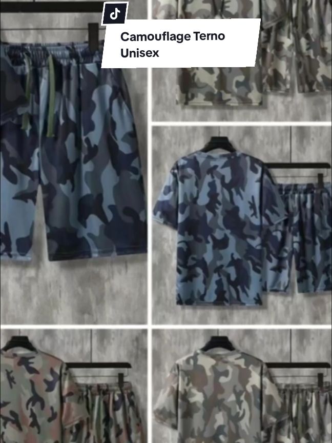 Camouflage Terno Unisex  #camouflage  #terno  #unisex  #fyp  #tshirt  #shorts  #set 