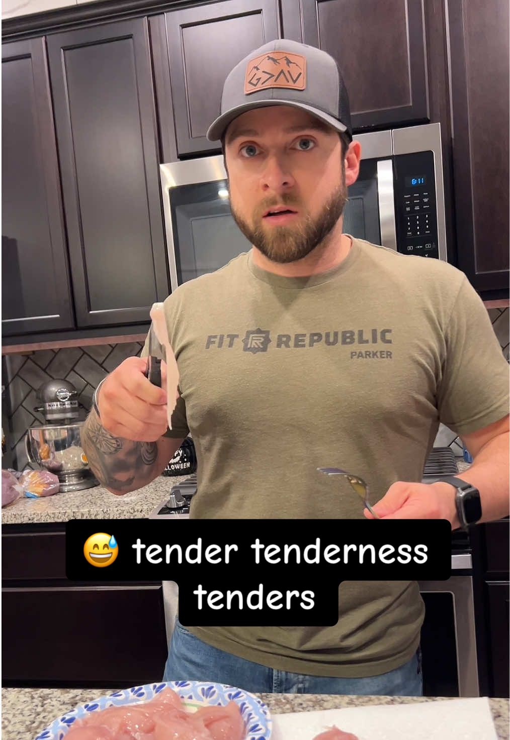 @Chet Tender tenderless chicken tenders 😂 i am actually shocked it worked, but I think I’m officially only getting chicken thighs from now on 😅 #schatzandchet #ohschatz #cooking #LifeHack 