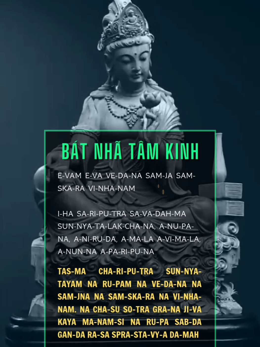 Bát nhã tâm kinh tiếng Phạn (full) #batnhatamkinh  #tutap #phatphapnhiemmau  #buddha  #anhsangphatphap_ #gocnhonhathuy #adidaphat #LearnOnTikTok #góc_nhỏ_nhà_Thuỷ #xuhuong #fyp #bieton #nhacphatgiao 