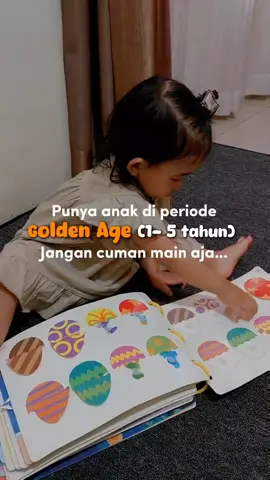 Pentingnya memberikan stimulasi kepada si kecil di masa Golden Agenya (1-5 tahun) agar perkembangan otak si kecil maksimal... Salah satunya memberikan buku atau mainan edukasi yang mendukung proses belajar si kecil.. #bukumontessori #bukuanak #bukuedukasi #stimulasianak #masagoldenage #fyp #masyaallahtabarakkallah 