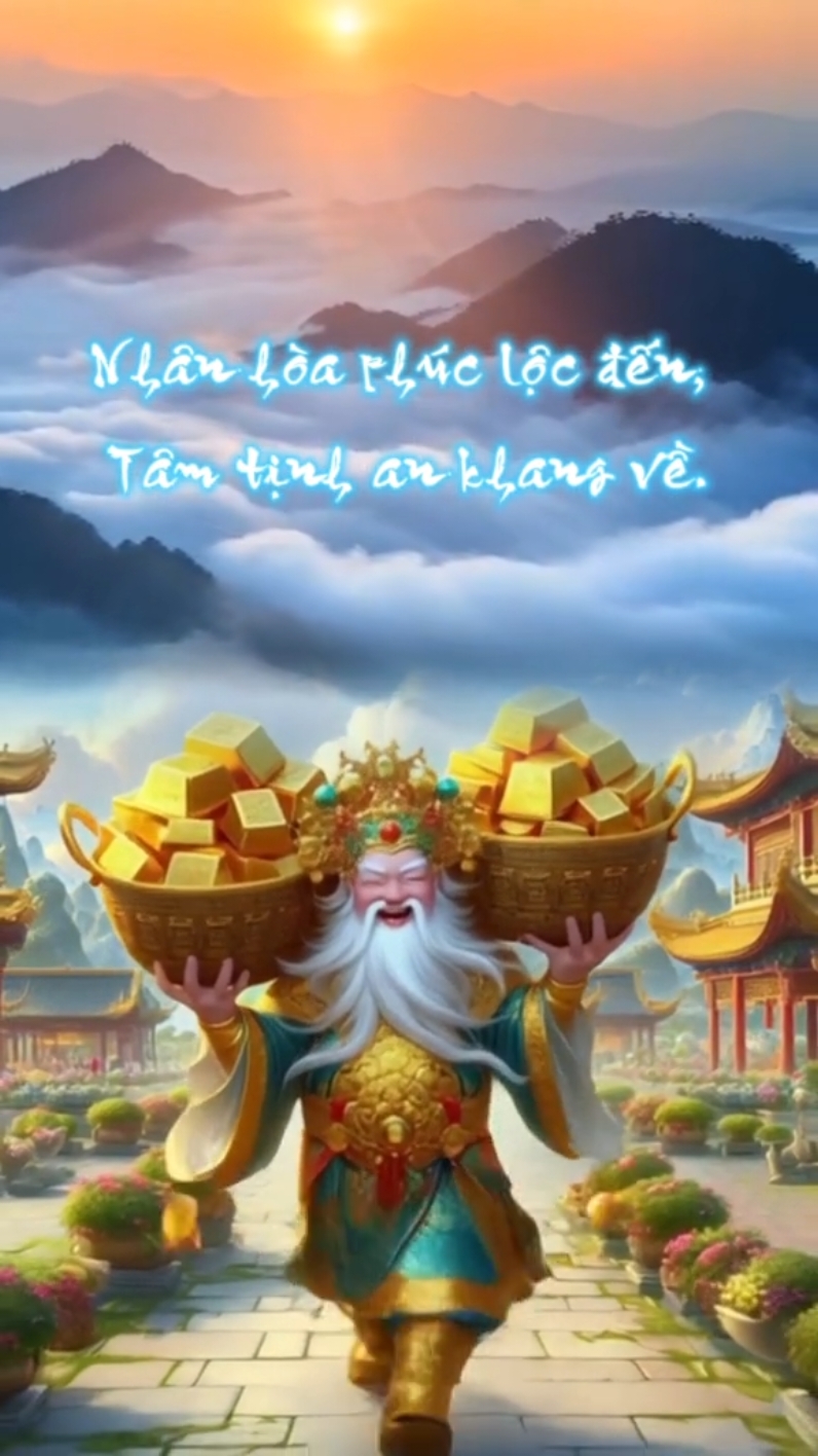 Nhân hòa phúc lộc đến, Tâm tịnh an khang về. 🙏 #xinvia #mayman #tailoc  #adidaphat