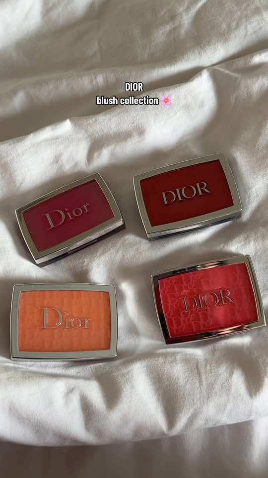 Part 3 of my @Diorbeauty blush collection: this sweet orange shade is everything 🍊🧡 #dior #blush #makeup 