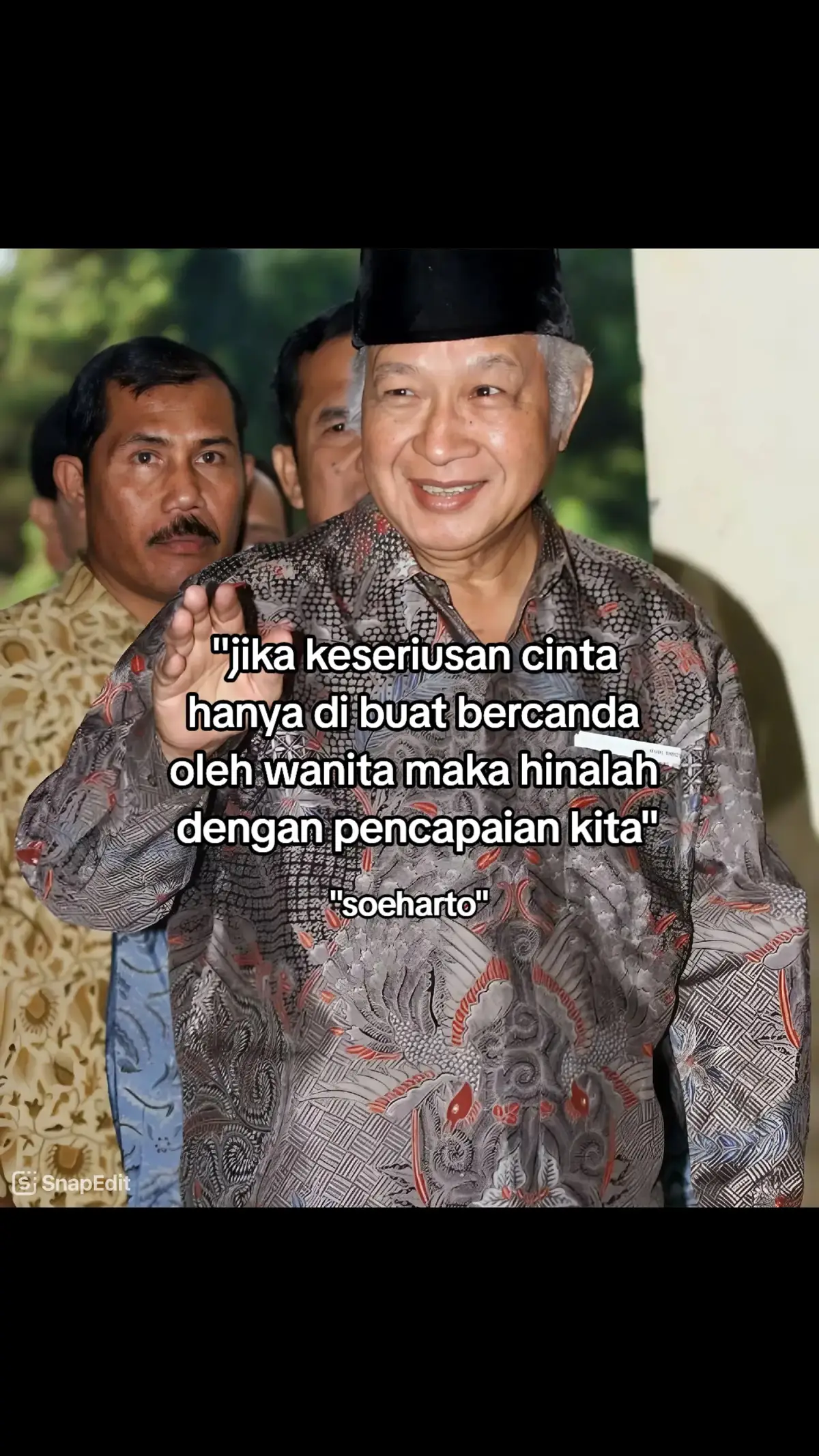 #soeharto #ordebaru #ordebarureborn #cendana #empire #history #quotes #seni #katakata #katakatamotivasi #katakatabijak #tiktokviral #fypシ゚viral #foryou #fypシ #fypシ #fyp #bismillahfyp #indonesia 