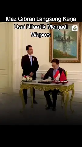 Sehari pasca resmi dilantik, Wakil Presiden Gibran Rakabuming Raka menggelar pertemuan dengan Wakil Presiden Republik Rakyat Tiongkok n H.E. Mr. Han Zheng, di Istana Wakil Presiden, Jakarta, Senin (21\/10\/2024).\n\nAgenda acara hari ini adalah jamuan santap siang dan juga pertemuan kenegaraan dan membahas hubungan bilateral antar dua negara.\n\n#liputan6dotcom #Lip6driz #news #beritatiktok #bicarafaktalewatberita #kumparan #politik 