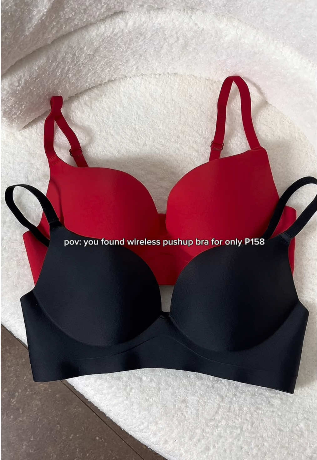 comfy to wear #nonwirebra #seamlessbra #pushupbra #bra #fyp 