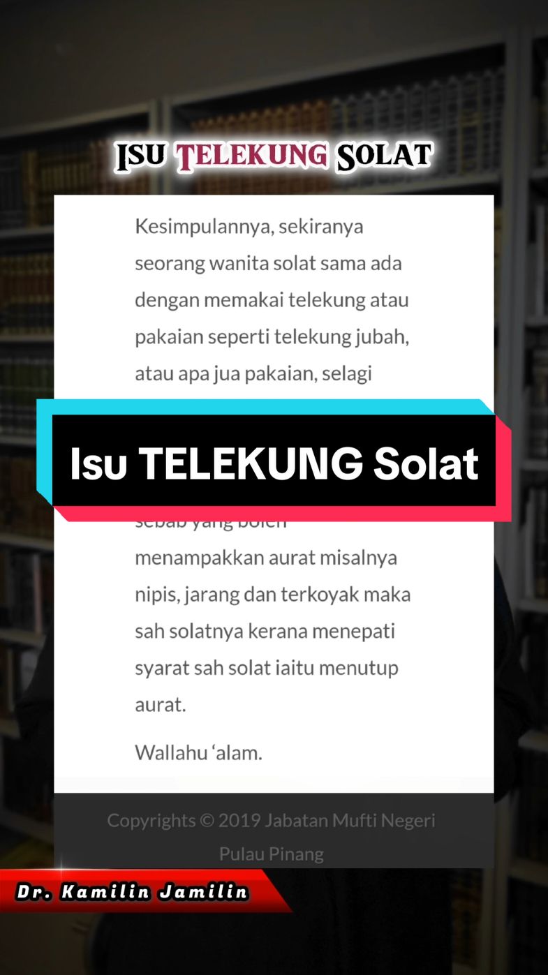 Isu Telekung Solat #IsuSemasa #Viral