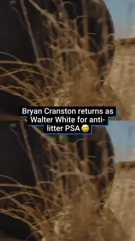 Bryan Cranston has reprised his Breaking Bad character Walter White in a new anti-littering ad campaign for New Mexico. In the PSA, titled ‘Breaking Bad Habits’, which references iconic scenes from the show, was launched by New Mexico Governor Michelle Lujan Grisham to promote environmental responsibility.  Fans spotted an Easter egg in the form of a pair of khaki pants, a nod to a memorable moment from Breaking Bad’s pilot episode. #fy #fyp #news #breakingnews #breakingbad #bryancranston #walterwhite #newmexico #litter #environment #eco 