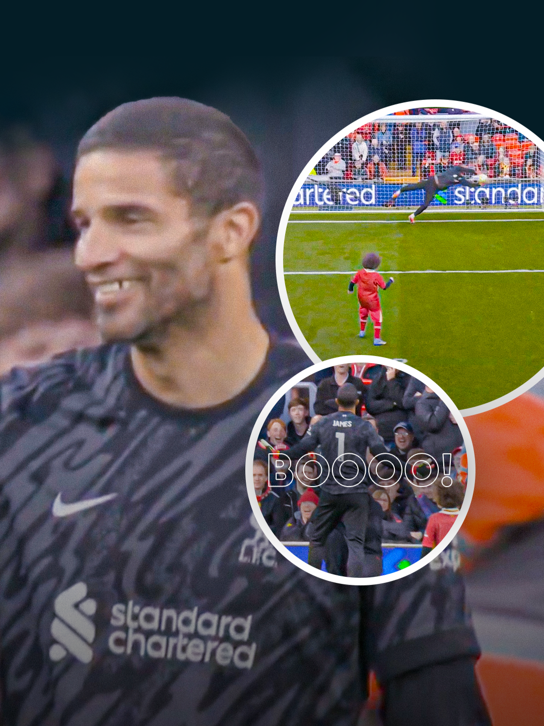 David James crushing a young fan's dream of scoring at Anfield during half-time yesterday 😱🧤 #liverpool #PremierLeague #football