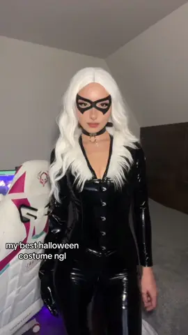 #halloweenlook #blackcat #marvelstudios #feliciahardy #fortnitecosplay 