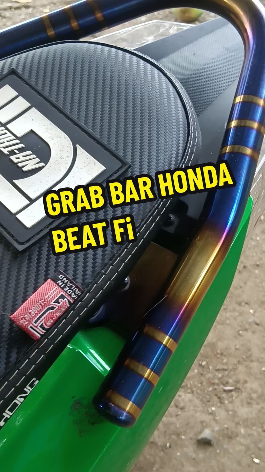 GRAB BAR HONDA BEAT Fi #grabbar #hondabeat #hondabeataccessories 