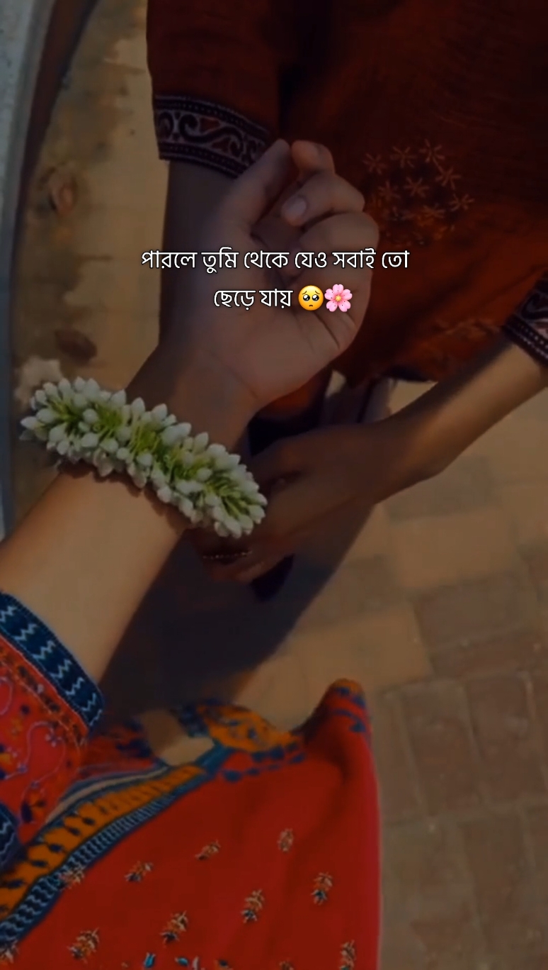 পারলে তুমি থেকে যেও সবাই তো ছেড়ে যায় 🥺🌸#vairal #fyp #tiktokviral #status #bangla #vairalvideo #bangladesh #foruyou #foryou #tiktok #tiktokindia 