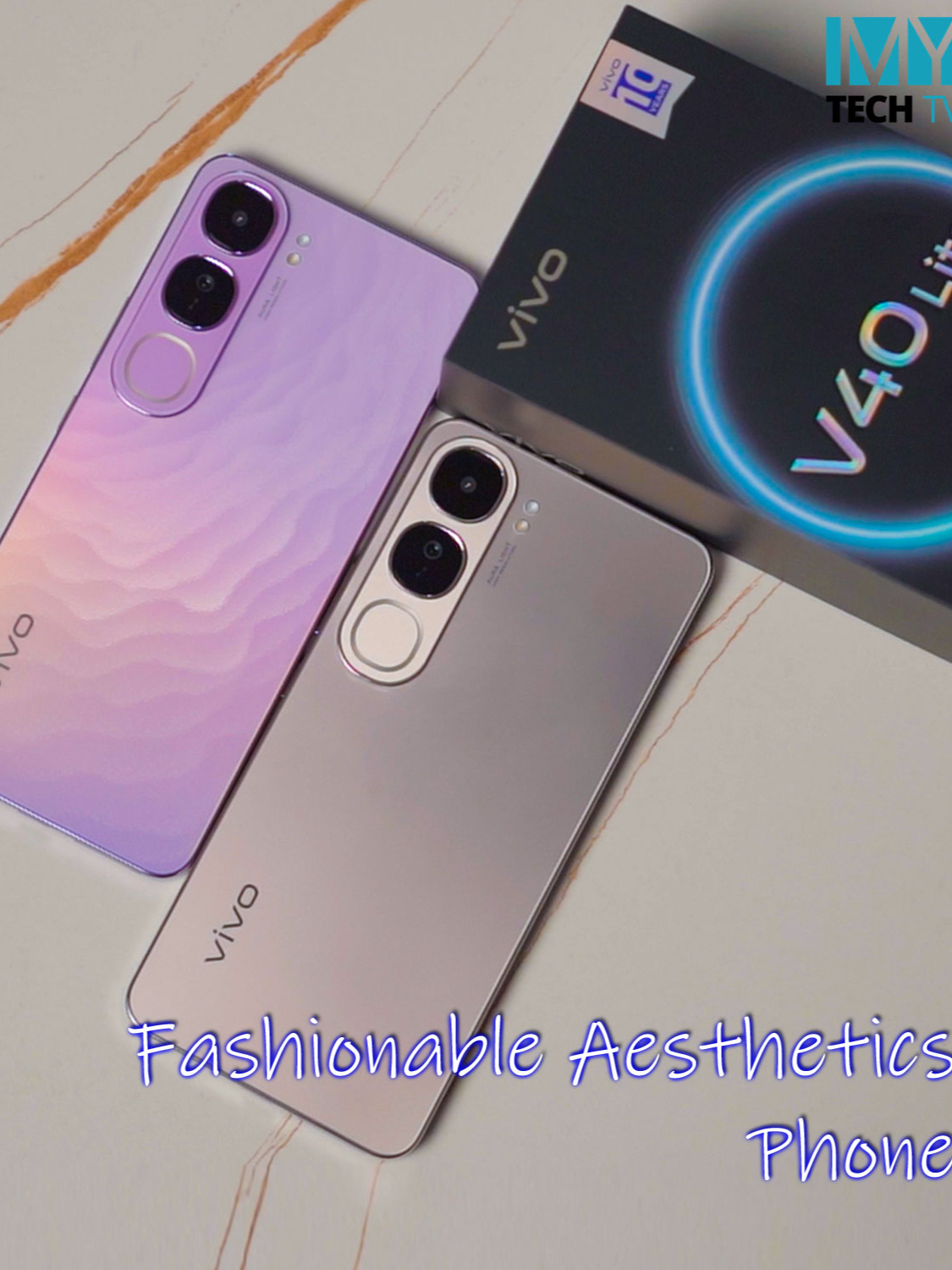 vivo V40 Lite Fashionable Aesthetics Phone #mytechmyanmar #vivoV40Lite