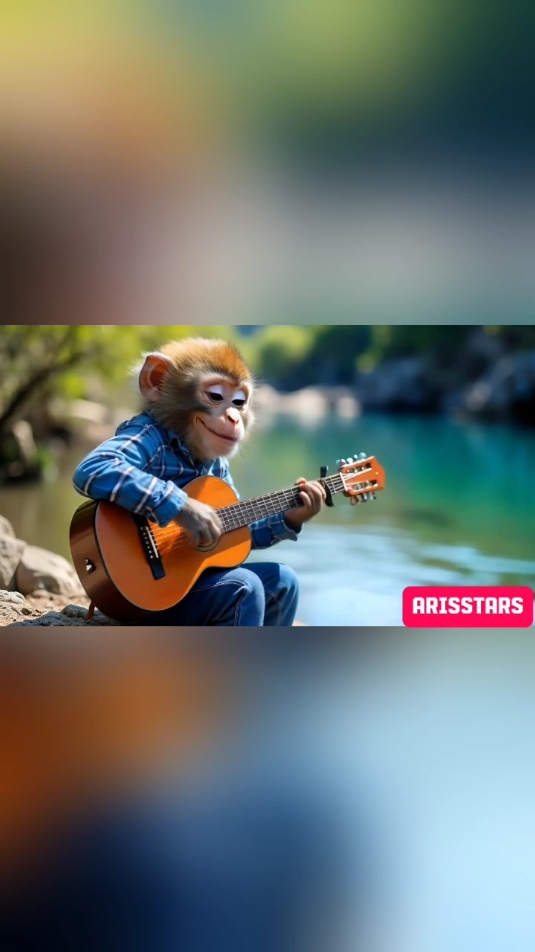 Puteri #ai #artificialintelligence #musik #hiburan #monyet #monkey #gitar #guitar #viral #trending #foryou #fyp #puteri 