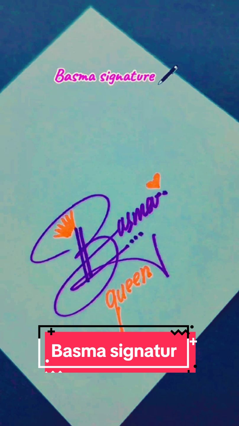 #CapCut Basma signature توقيع باسم بسمة كن مميزا في توقيعك style de signature #signatureideas #howtodraw #foryoupag #video #الجزائر🇩🇿 #تونس #المغرب #الجزائر🇩🇿_تونس🇹🇳_المغرب🇲🇦 #فرنسا🇨🇵_بلجيكا🇧🇪_المانيا🇩🇪_اسبانيا🇪🇸 #توقيع_فخم #توقيع #امضاء #خط #دعم #explore #CapCut #fyp @كن مميزا حتى في توقيعك ❤️ 