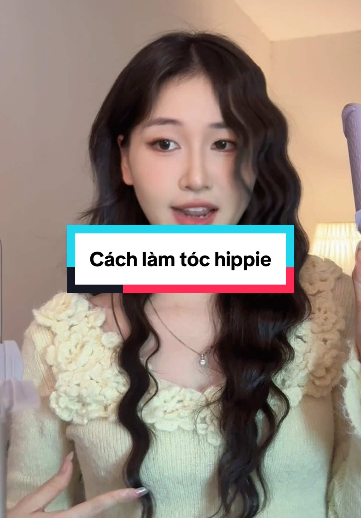 Hướng dẫn cách làm tóc hippie lần thứ bao nhiêu k nhớ nữa 😅 #mayuontoc #phuonglamtoc #tips #fyp #lamdepmoingay 