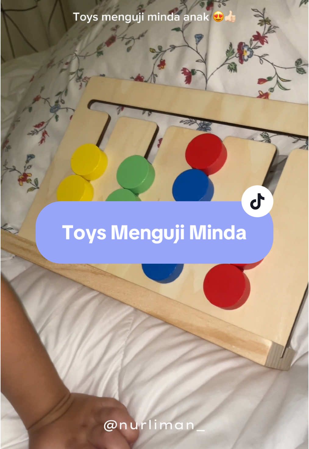 Best ! anak korang wajib ada toys ni , menguji kepandaian anak korang .. macam anak iman dia masih belajar lagi cara nak main 🤭  #toysforkids #learnwithtiktok #learning 